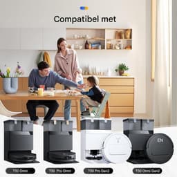 YOZHIQU 20 Stuks Stofzuigeraccessoiresets - Huishoudelijke Apparaten - Geschikt voor Ecovacs Deebot T50 - Grote Capaciteit & Efficiënte Reiniging - Kunststof - Incl Hoofdborstel 、Stofzakken、Dweilen、Filters、Zijborstels、Reinigingsborstel — thumbnail 3