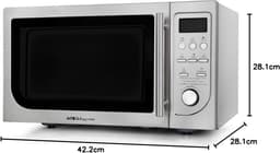 Magnetron met Grillfunctie (900W, 25L) - 8 Vermogensstanden — thumbnail 2