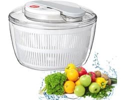 Multifunctionele Saladewasmachine - Keukensaladespinner met Afdruiprek en Vergiet