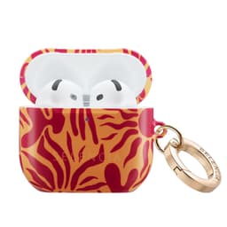 Selencia Case - Hoesje geschikt voor AirPods 4 - Tropical Vibes Apricot — thumbnail 1