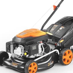 3-in-1 Benzine Grasmaaier met Achterwielaandrijving - 42 cm Maaibreedte - Voor Kleine Tuinen — thumbnail 1