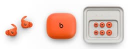 APPLE Powerbeats Fit ME2M4ZM/A In-ear Draadloze oordopjes Met Noise-cancelling Spark Orange — thumbnail 3