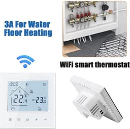Slimme Wifi Thermostaat voor Vloerverwarming (Water) - App & Spraakbesturing - LCD Touchscreen — thumbnail 4