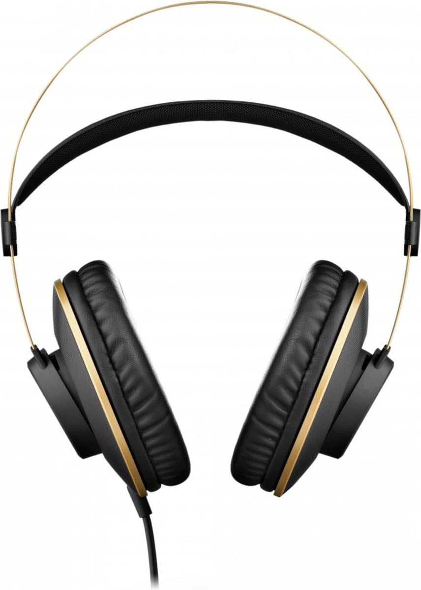 AKG K92 Zwart, Goud Circumaural Hoofdband koptelefoon — afbeelding 1