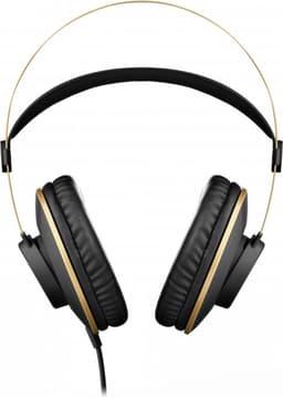 AKG K92 Zwart, Goud Circumaural Hoofdband koptelefoon — thumbnail 1