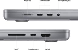 Apple Macbook Pro (2023) MNW83N/A - 16 inch - Apple M2 Pro - 512GB - Spacegrijs — thumbnail 2
