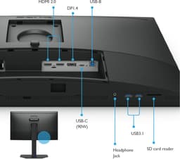 BenQ Creative Pro SW272U 4K Monitor - IPS Beeldscherm - Grafisch Design - AdobeRGB - USB-C - 27 inch — thumbnail 3