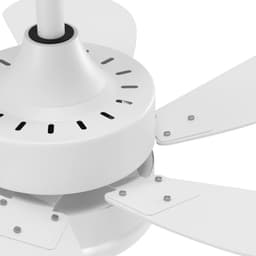 NETTLIFE Plafondventilator Met Verlichting - E27 - wit - 6 Bladen Ventilator - met Afstandsbediening - 75cm - Timing Plafondlamp - Voor Woonkamer | Slaapkamer | Keuken | Eetkamer-excl. lichtbron — thumbnail 2