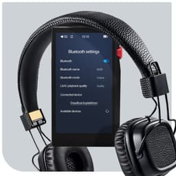 MP3 Speler HiFi met Bluetooth/Wifi - 64GB - 3.5inch TFT - DSD256 Audio - C8 - Zwart — thumbnail 5