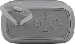 Draagbare Bluetooth Speaker 5.3 - Draadloze Muziekbox met AUX en FM Radio - Partybox met 4 uur Speeltijd - Compact en Lichtgewicht - Grijs — thumbnail 3