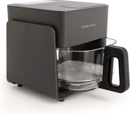 CREATE - Olievrije friteuse van 4,2 L met stoomfunctie - Zwart - AIR FRYER CRYSTAL — thumbnail 2