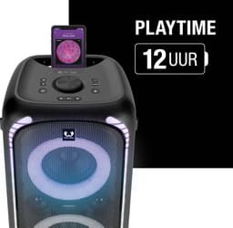 Fresh 'n Rebel Party Speaker Bluetooth - Groot formaat - 12 uur Draadloze Speelduur - Bass Boost - Lichtshow - met Trolley — thumbnail 2