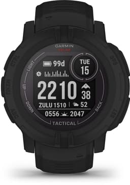 Garmin Instinct 2 Solar - Sporthorloge met GPS - Smartwatch voor heren - Zon Oplaadbaar - 45mm - Tactical Edition Zwart — thumbnail 1