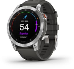 Garmin Epix Multisport Smartwatch - Helder amoled scherm - Geavanceerde GPS tracker - Multisport - 10ATM waterdicht - Slate/ Stainless steel — thumbnail 3