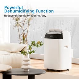 House Of Atelier - Mobiele Airconditioning - Mobiel Koelsysteem - Airco Unit - Klimaatsysteem - 9000 BTU - 3-in-1 Functie — thumbnail 5