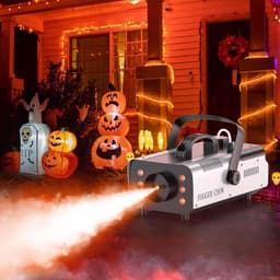 Multifunctionele Rookmachine - Rookmachine - Met Draadloze Afstandsbediening - 6 RGB Verlichting - 60 Sec Continu - 1200W - 1L Capaciteit – 160m³/min - Voor Bruiloft & Feest & Podium & DJ — thumbnail 2