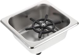 Glazen Spoeler - Fles Wasmachine - Bar Schoonmaken - Automatische Hoge Druk - 17.5x16x9.5cm - Zilver — thumbnail 1
