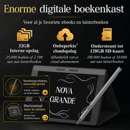 SwayTosh E-Reader Nova Grande – Met Nova Stylus - 7 inch 2026 – 32GB + Cloud Opslag – Ereader Met Luxe Hoes – Storytel-Ondersteuning – Schermverlichting en Nachtmodus – E Reader Voor Ebook & Luisterboeken – Met Oplader — thumbnail 5