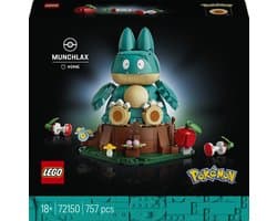 LEGO Pokémon - Munchlax Figuur Bouwpakket voor Volwassenen en Woondecoratie - 72150