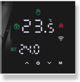 Slimme Thermostaat - Vloerregelaar - Comfort Verwarmen - App Afstandsbediening - 86x86 mm - Wit — thumbnail 1