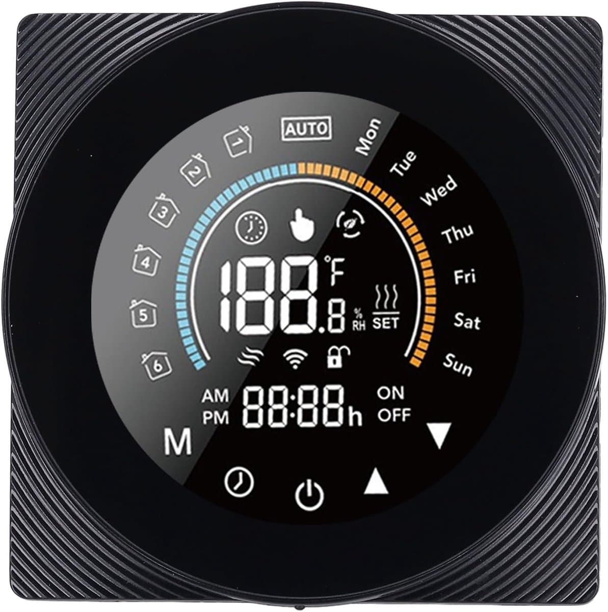Wifi Thermostaat - Slimme Thermostaat - Verwarming Regelen - Capacitief Touchscreen - 7 Dagen Programmeerbaar - Wit — afbeelding 1