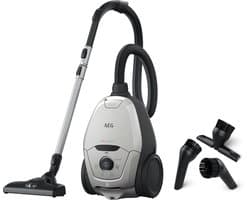 AEG VX82-1-2MG EcoLine - Stofzuiger met zak - Mineral Grey - Hepa 13