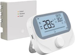 Ketelthermostaat - Slimme Regelaar - Energie Besparen - Draadloze RF Koppeling - 20 x 13 x 2 cm - Wit — thumbnail 1