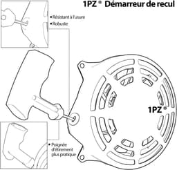 Starter Motor - Trekstarter Motor - Gazonmaaier Starten - Inclusief Schroeven - 17.4 x 12.8 x 12.4 cm - Niet Gespecificeerd — thumbnail 4