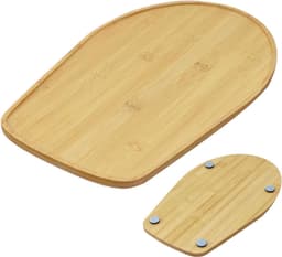 Schuifmat Mixer - Keuken Accessoire - Apparaat Verplaatsen - Schokabsorberend Ontwerp - 356 cm Breed - Houtkleur — thumbnail 1