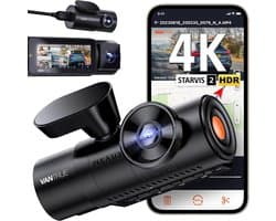 Dashcam - 4K + 1080P + 1080P - 3 Camera's - Nachtzicht - Voor Auto's