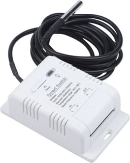 Slimme Thermostaat - Verwarming Controller - Energie Besparen - Met Vochtigheid Sensor - 16A 3000W - Wit — thumbnail 1