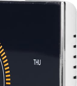 Slimme Thermostaat - Temperatuurregelaar - Comfort Thuis - Touch LCD Scherm - 13x9x4 cm - Zwart — thumbnail 3