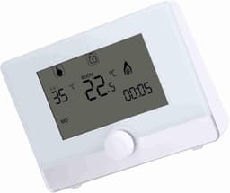 Draadloze Programmeerbare Digitale Thermostaat met Groot LCD Scherm voor CV Ketel Verwarming — thumbnail 1