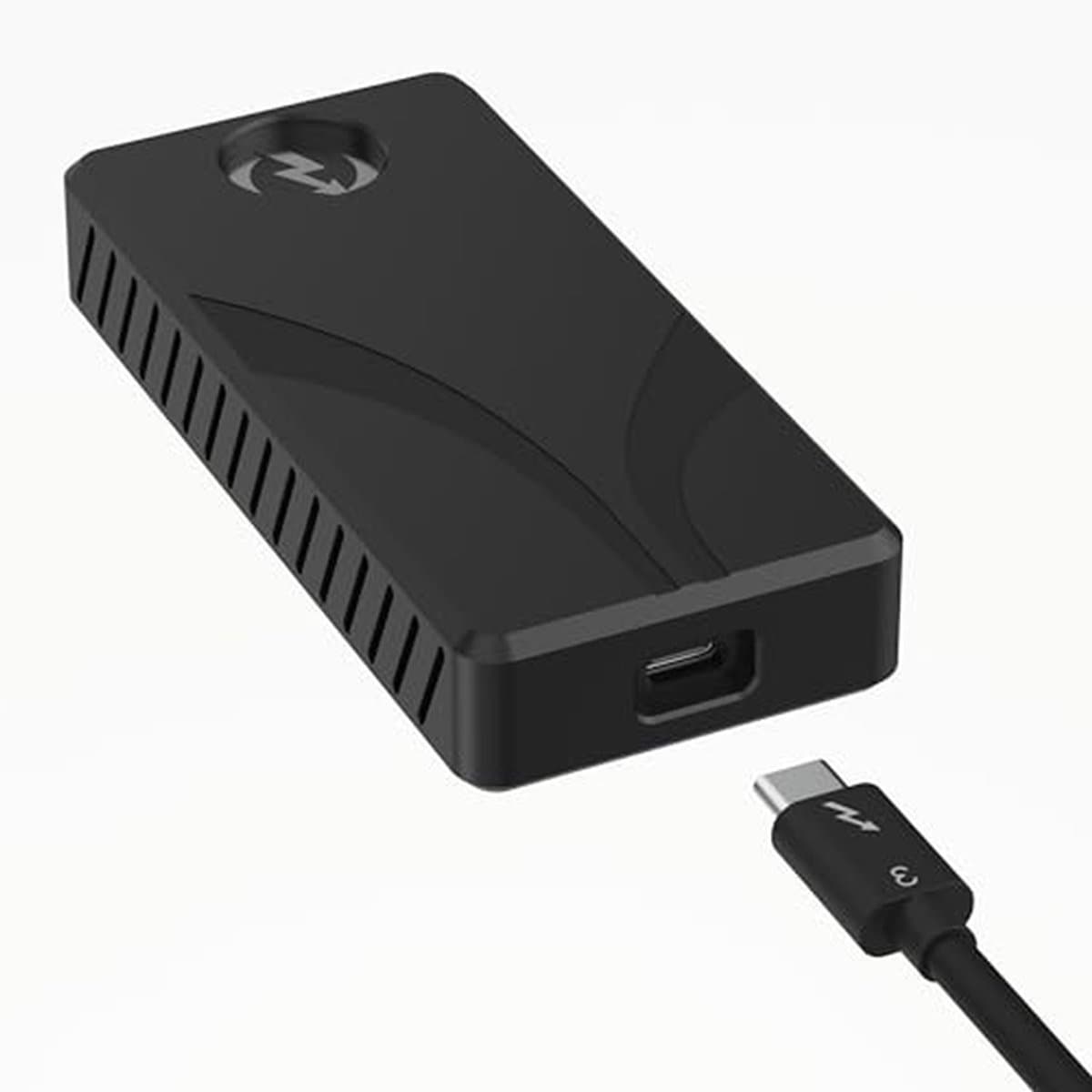Externe SSD - Snelle opslag - Bestanden overzetten - Thunderbolt 3 - 2TB - Zwart — afbeelding 1