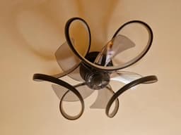 Ventilator Plafondlamp - Dimbaar Met Afstandsbediening - Smart Lamp - Wit - 6 Standen - Moderne Ventilator Lamp - 64W — thumbnail 3
