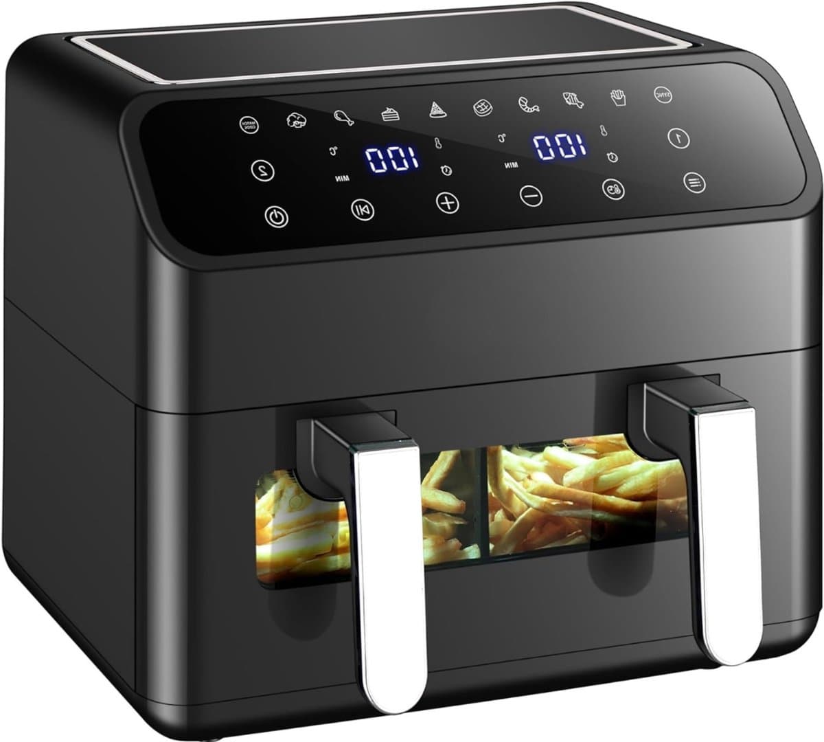 ApexArte® Heteluchtoven - Oven - Airfryer Oven - Zwart — afbeelding 1