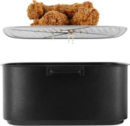 Luchtfriteuse XXL - Airfryer Gezond - Lekker Koken - Gelijkmatig en Knapperig - 7 Liter - Electric Blue — thumbnail 4