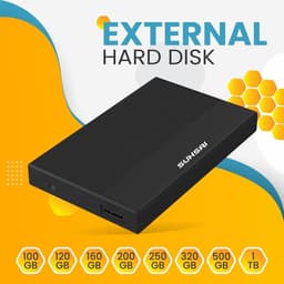 Externe Harde Schijf - Draagbare Opslag - Bestanden Opslaan - Plug and Play - 25 inch - Zwart — thumbnail 4