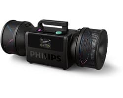 PHILIPS TAMS80B/00 The Tube - Bluetooth Speaker - 280W - 24 Uur Accuduur - IP67 Waterdicht - Auracast - Bluetooth 6.0 - Powerbank - Zwart
