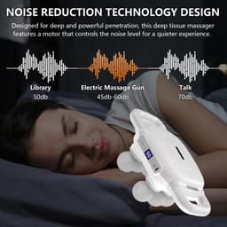 Solidchoice - Draagbare Massage Gun met 18 Massagekoppen en 50 Snelheden — thumbnail 4