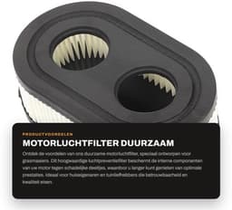 Motorluchtfilter Hoge Sterkte - Duurzaam Luchtpreventiefilter - Vervanging voor Viking MB 448.1 T - Professioneel Vakmanschap - Betere Filtratie - Luchtfilter — thumbnail 1