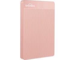 Externe Harde Schijf 500 GB - USB 3.0 HDD - Ultra Slim, Stil en Draagbaar - Plug & Play - Roze
