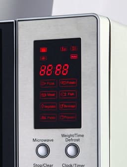 Magnetron – Microgolfoven – Kleine Oven – Keukenoven – Digitale Magnetron – 23 Liter Inhoud – 800 Watt Vermogen – Roestvrij Stalen Behuizing — thumbnail 1