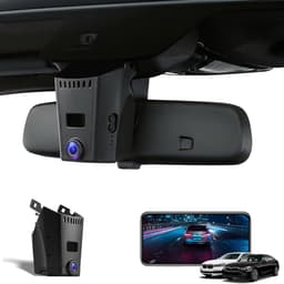 Dashcam voor auto - Zwart - 3,16 inch - Dual Camera met Wifi en Loop-opname - Voor BMW 5- en 7-Serie — thumbnail 1