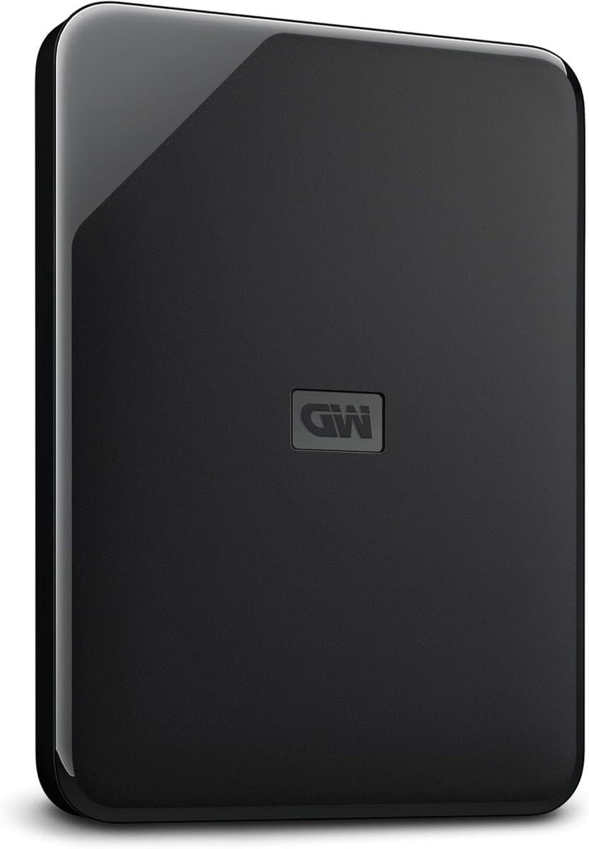 Externe Harde Schijf - Portable Opslag - Bestanden Opslaan - Plug and Play - 2 TB - Zwart — afbeelding 1
