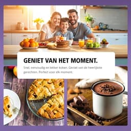 Magnetron - Vrijstaand - Airfryer - Zwart - 10cm x 10cm x 10cm — thumbnail 4
