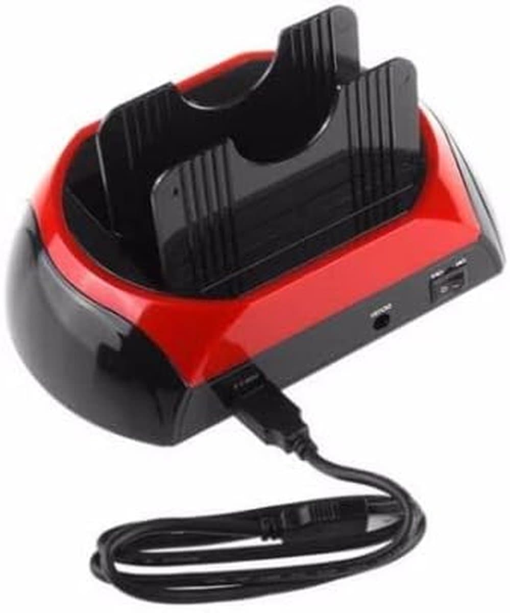 Harde Schijf Dock - Externe Lezer - Data Overzetten - Dubbele Interface - 2.5/3.5 Inch - Zwart — afbeelding 1