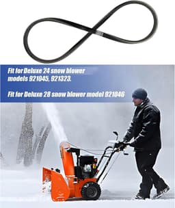 Vervangende Grasmaaier Riem - Aandrijfriem Grasmaaier - Gazononderhoud - Perfecte Pasvorm - 1/2X38 5/16 - Zwart — thumbnail 5