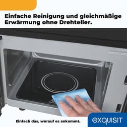 Magnetron met Grill - Compacte Oven - Snel Eten Bereiden - Plat Magnetronbed - 20 Liter - Zwart — thumbnail 5
