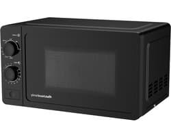 Magnetron met Grill - Oven Magnetronoven - Snel Eten Opwarmen - Geïntegreerde Grillfunctie - 20 Liter - Zwart